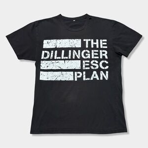 Vtg Black The Dillinger Escape Plan Prog Metal Band Concert Tour Album T-shirt M